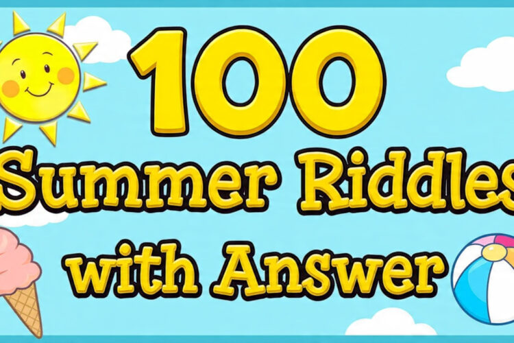 100 Summer Riddles with answer