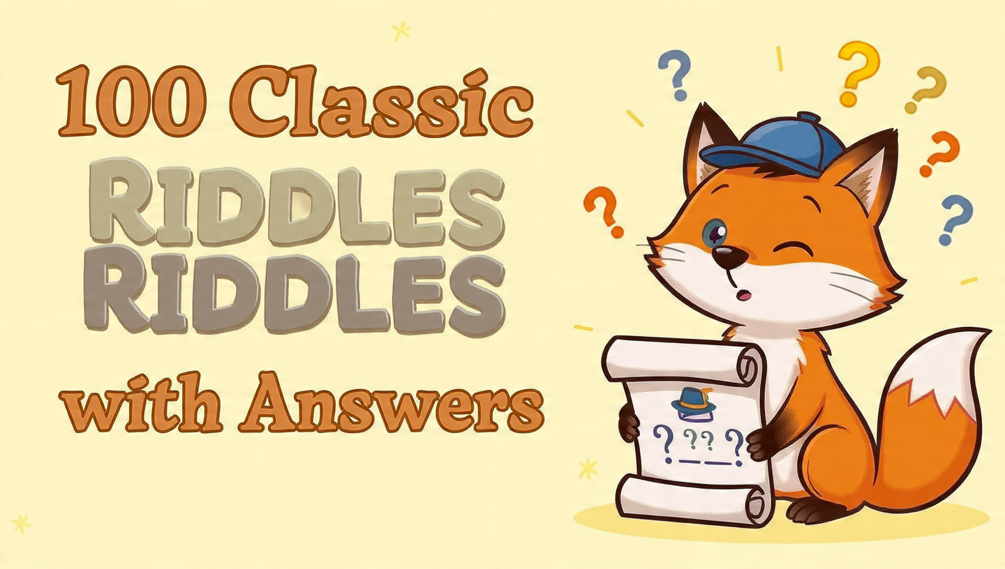 100 Classic Riddles with Answers