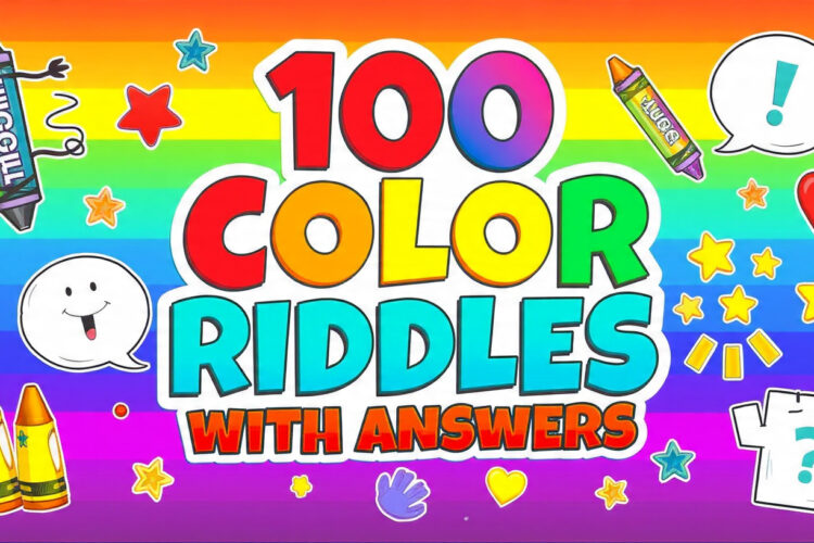 100 Color Riddles with Answers
