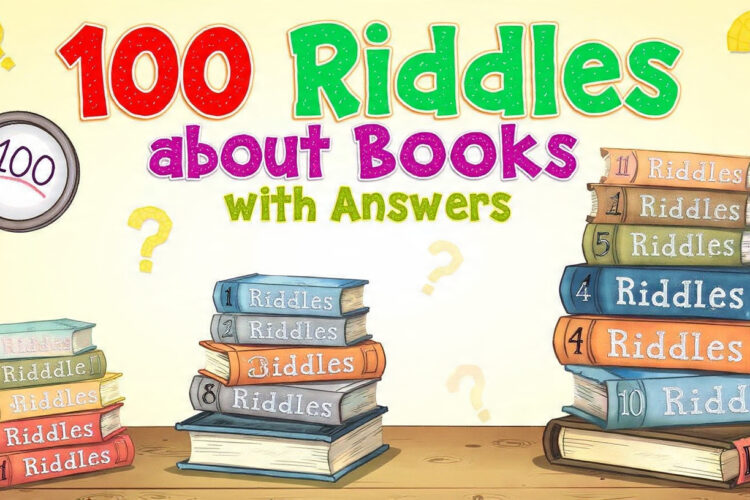 100 Riddles about Books with Answers