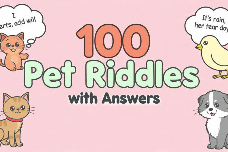 100 Poetic Pet Riddles with Answers