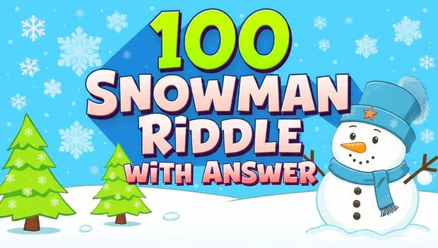 100 snowman riddle with answer