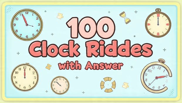100 clock riddles with answer