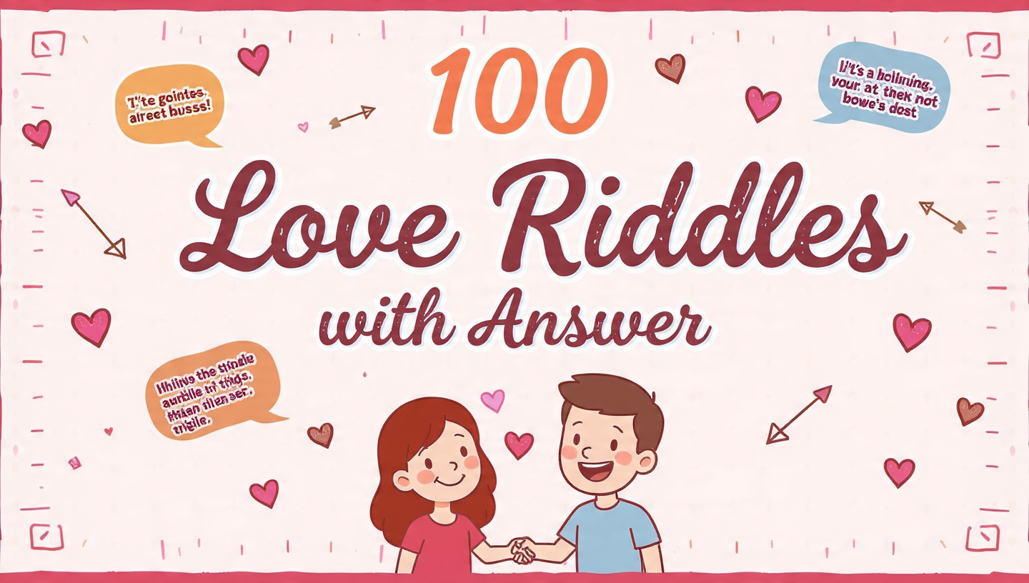 100 Love Riddles with answer