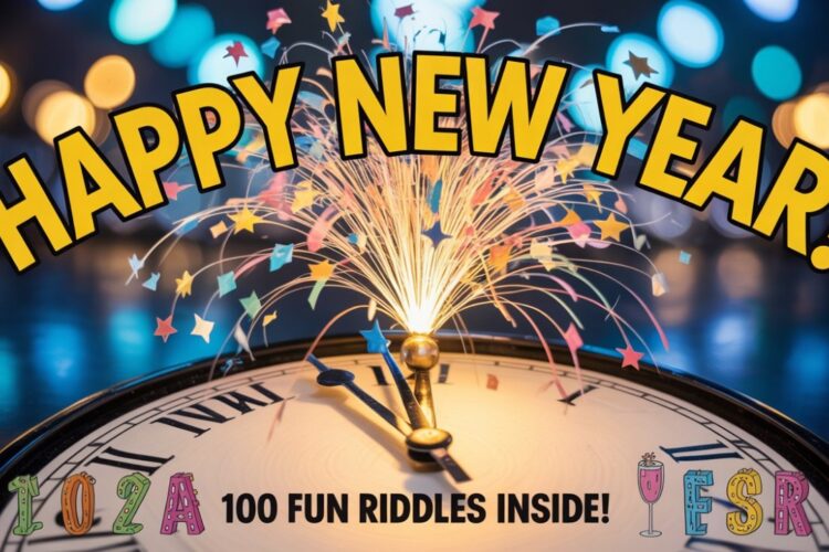 100 Fun and Festive New Year’s Riddles with answer