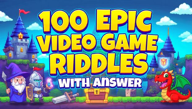 100 Epic Video Game Riddles with answer